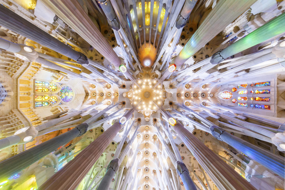 Looking at the heavens: Photographer captures perfectly symmetrical ceilings