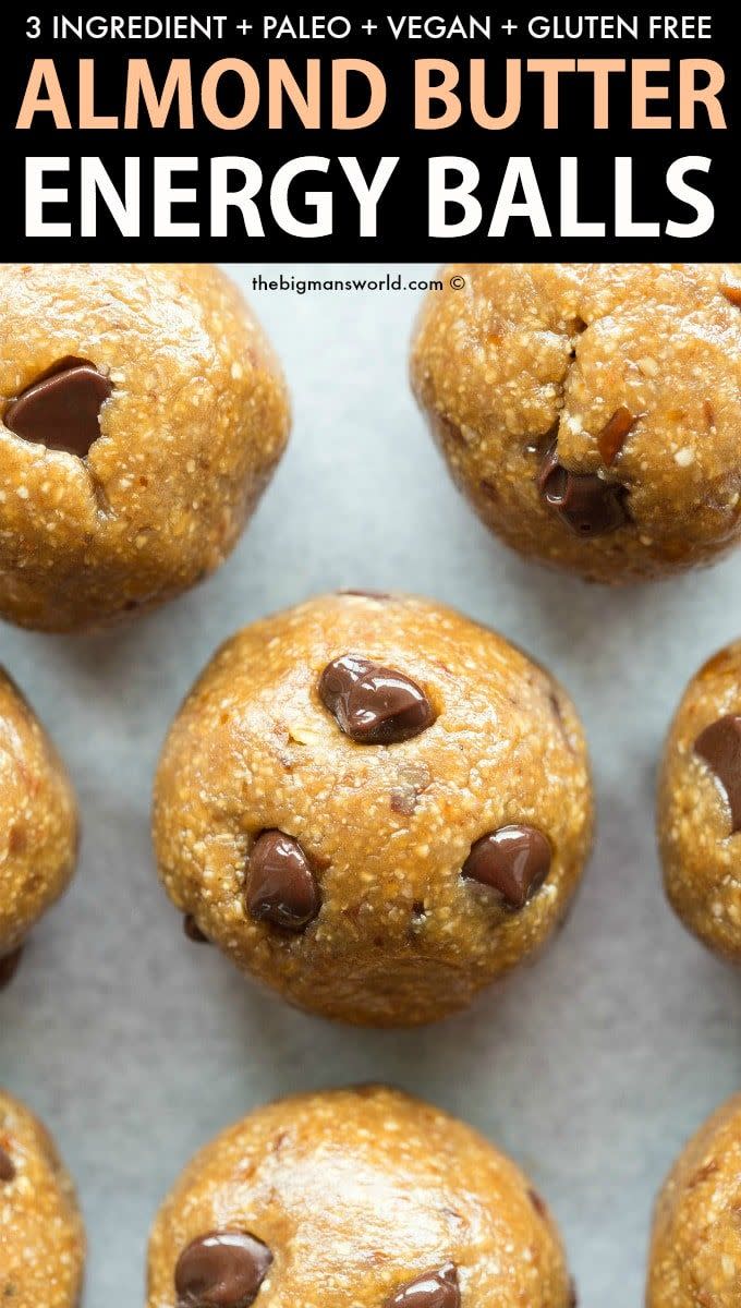 Paleo Salted Almond Protein Balls