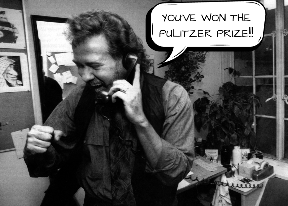 "Cincinnati just provided great material," Borgman said of his Pulitzer Prize win in 1991.