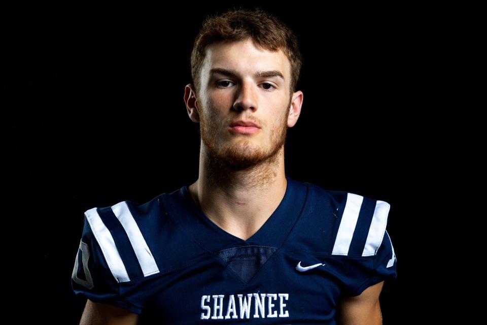 John Ryan High, Shawnee Football, is pictured during The Oklahoman’s High School Sports Media Day in Oklahoma City, on Wednesday, Aug. 23, 2023.