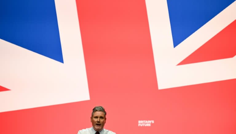 Labour leader Keir Starmer fears talk of a Labour 'supermajority' could hit turn-out (Paul ELLIS)
