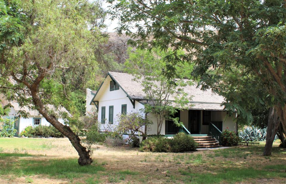 One of the original ranch houses on Santa Cruz Island.