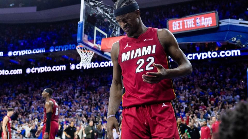 NBA: Playoffs-Miami Heat at Philadelphia 76ers