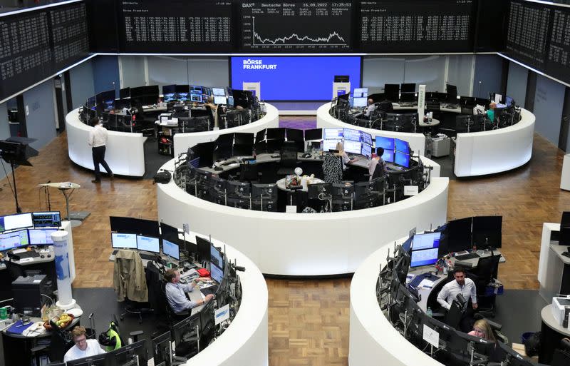 German share price index DAX graph is pictured at the stock exchange in Frankfurt