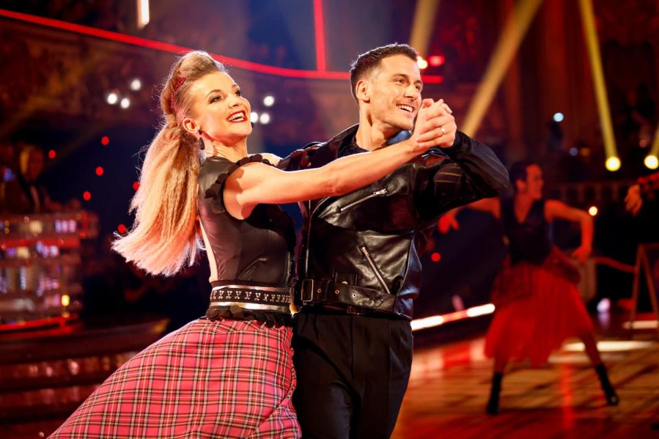 The presenter is currently partnered with Gorka Marquez on Strictly Come Dancing (PA Media)