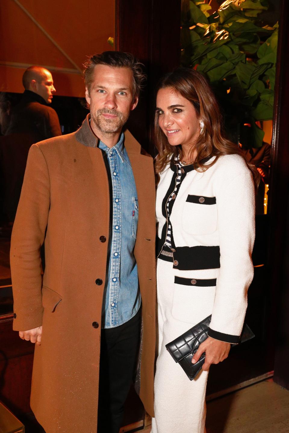 The haute retailer and French fashion house made waves with an intimate dinner.