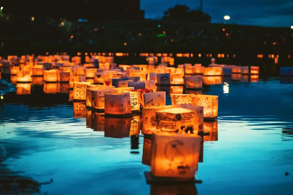 The Water Lantern Festival in Washington D.C.