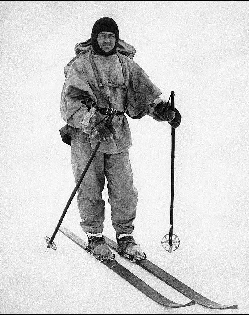 Looking fit and warmly dressed, Capt. Robert F. Scott of the British Navy, leader of the ill-fated 1912 expedition to the South Pole