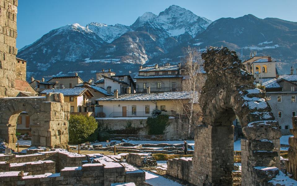 Aosta's Roman heritage is good news for the skier or snowboarder who values culture as much as high-altitude endeavour - ©Buffy1982 - stock.adobe.com