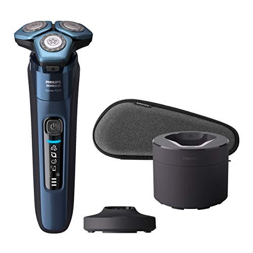 Philips Norelco Shaver 7700, Rechargeable Wet & Dry Electric Shaver with SenseIQ Technology, Qu…