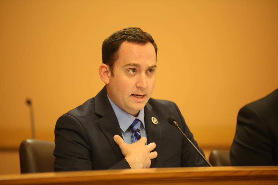 Speaker Pro Tem Blake Carpenter, R-Derby, said it would be good for constituents to hear directly from their legislators via taxpayer-funded newsletters.