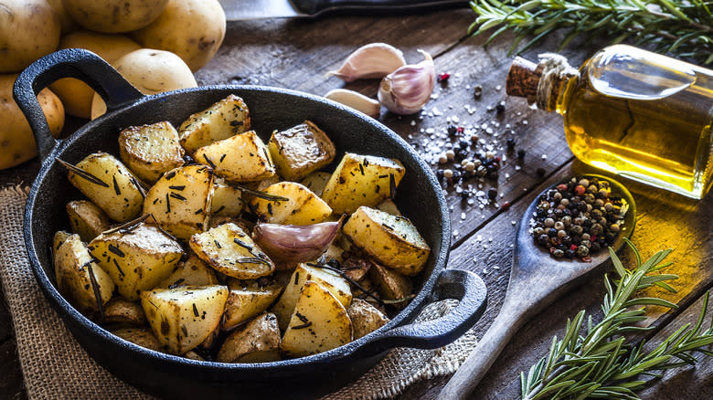 roasted Yukon Gold potatoes