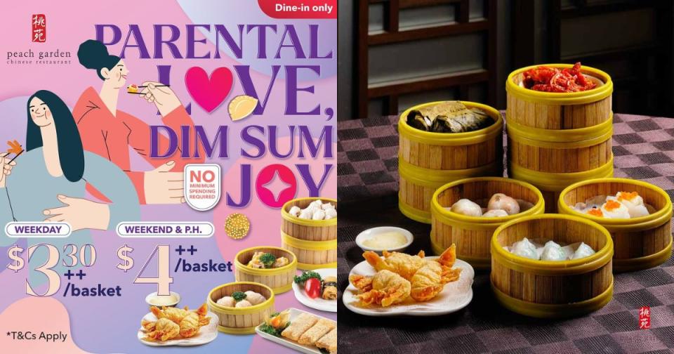 Peach Garden - May/June Dim Sum Promo