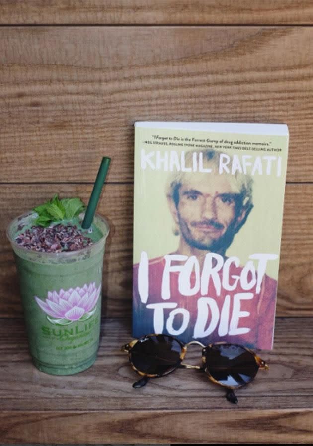 He's released a book called 'I Forgot To Die'. Photo: Instagram/khalilrafati