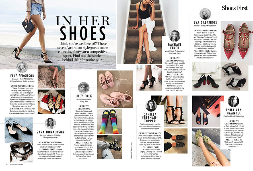 <br><b>STYLE OBSESSIONS:</b> Fashion gurus share their most treasured pairs of shoes