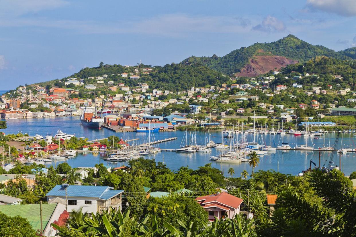 st george's harbor, grenada wi