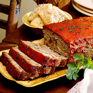 Lamb Meatloaf with Feta Cheese