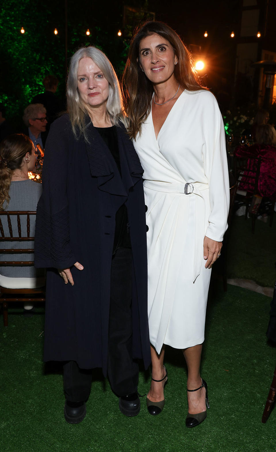 Maggie Baird and Sheila Morovati at the Habits of Waste Annual Sustainability Dinner, October 25, 2023, Santa Monica, California.