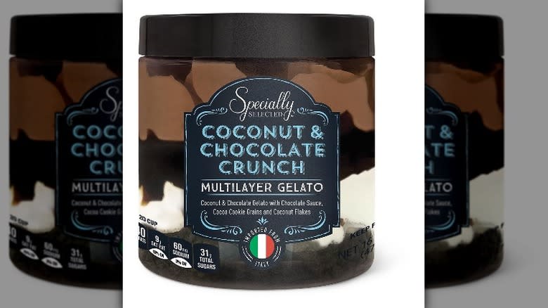 chocolate coconut gelato