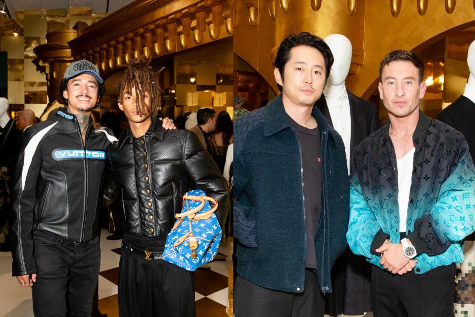 Louis Vuitton, pop-up, Hollywood, Los Angeles, monogram, menswear, Jaden Smith, Steven Yeun, Barry, Barry Keoghan