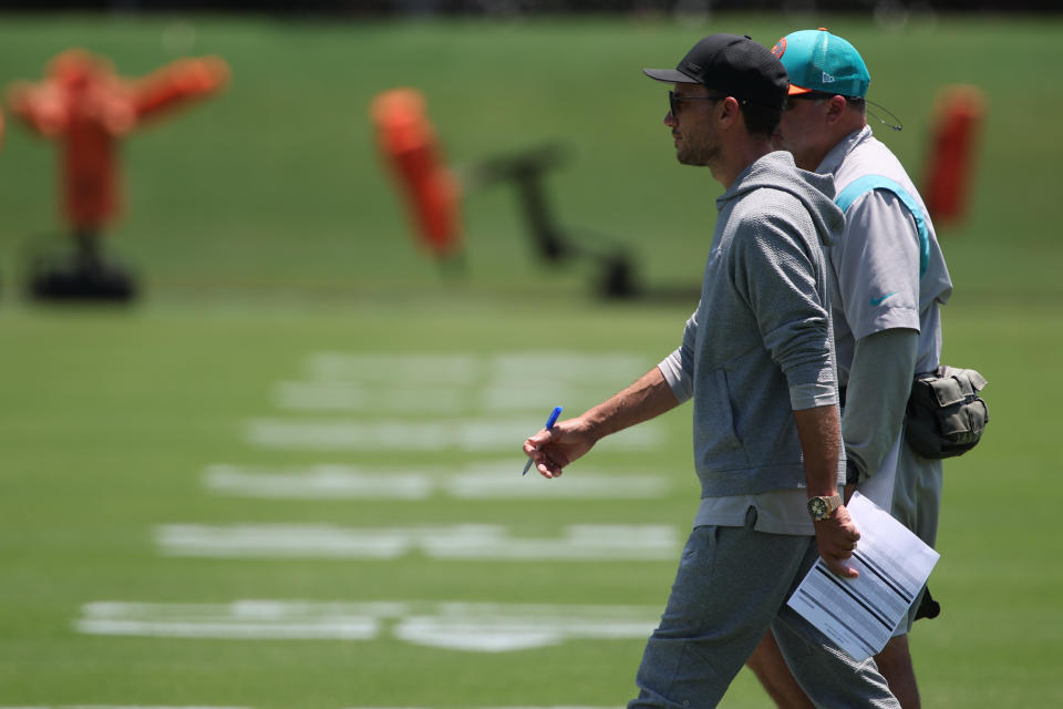 The Miami Dolphins start training camp on July 23, like most other NFL teams. (Photo by Peter Joneleit/Icon Sportswire via Getty Images)