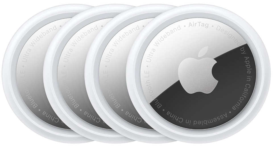 AirTag de Apple, paquete de 4. (Foto: Amazon)