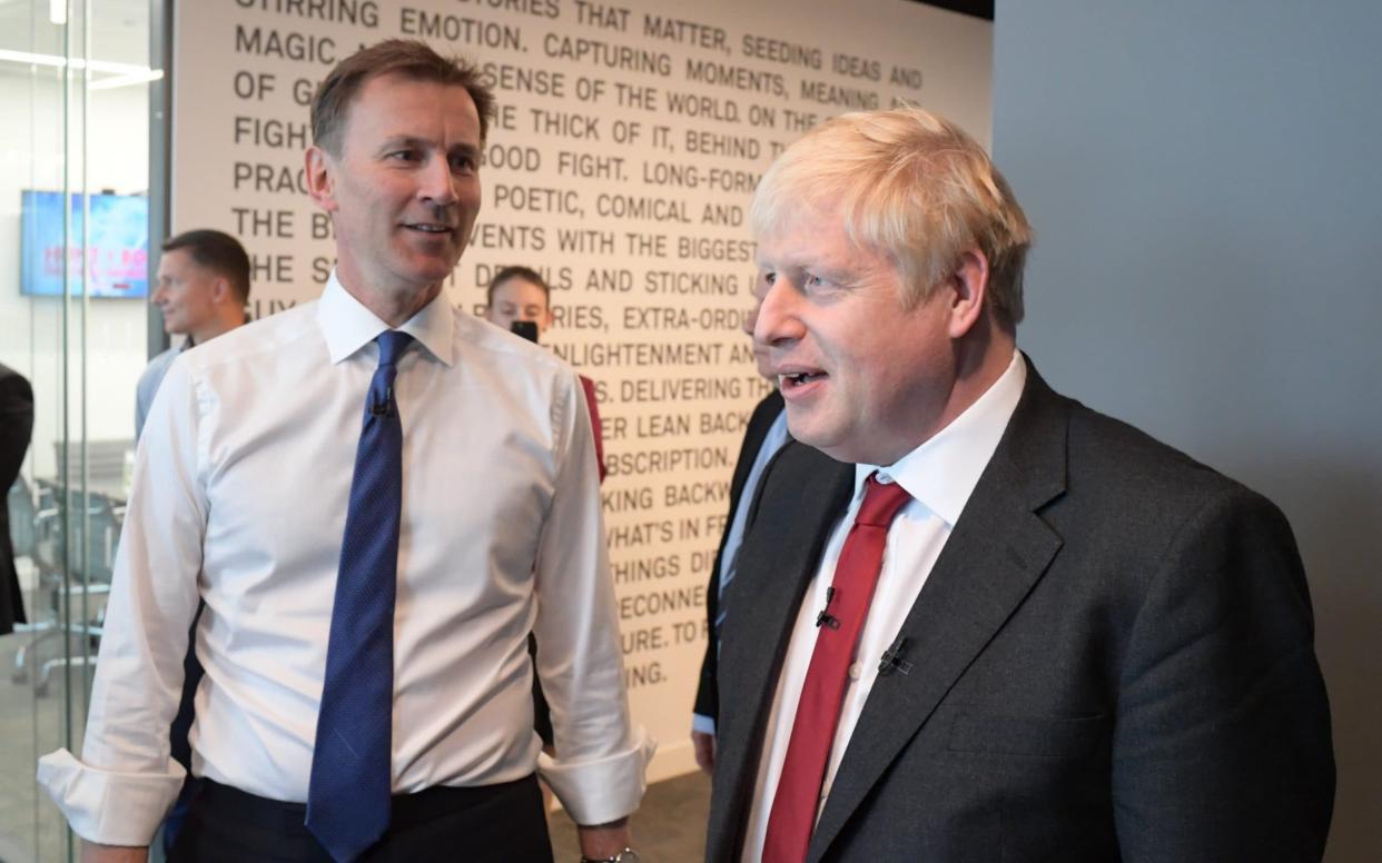 The two Tory leadership hopefuls set out on final day of campaigning  - i-Images Picture Agency