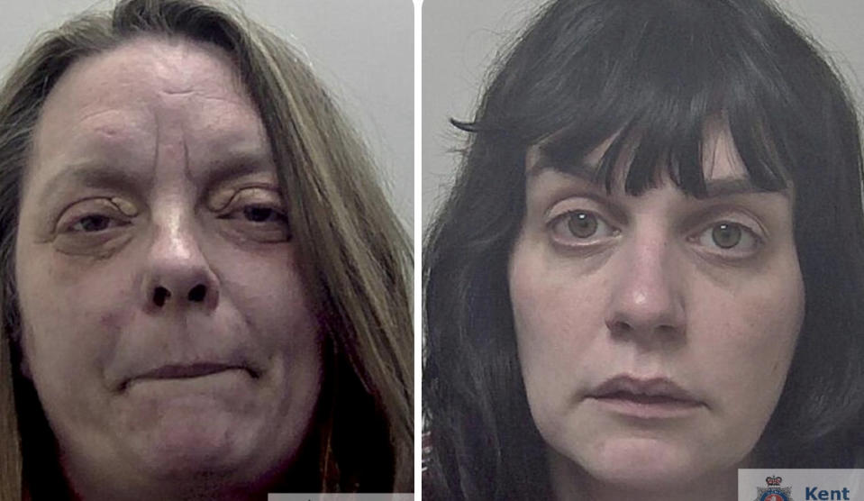 Angela Lawrence and Kirsty Wallace were both jailed. (SWNS)