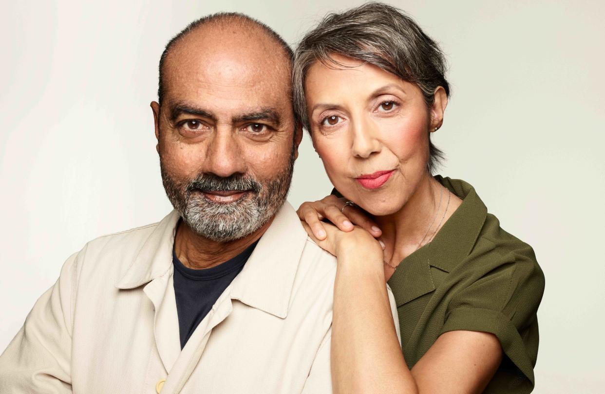 George Alagiah and Mary Huckle (Rankin/Macmillan/PA)