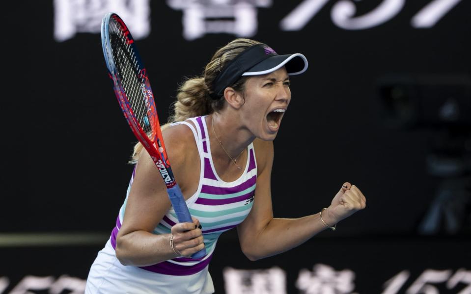 Danielle Collins had not won a main draw match at a grand slam before her run in Australia - Getty Images AsiaPac