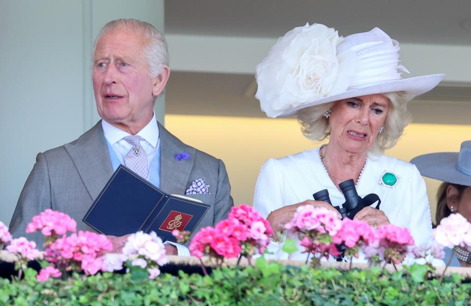 The Queen was very expressive on the third day of Royal Ascot. (Getty Images)