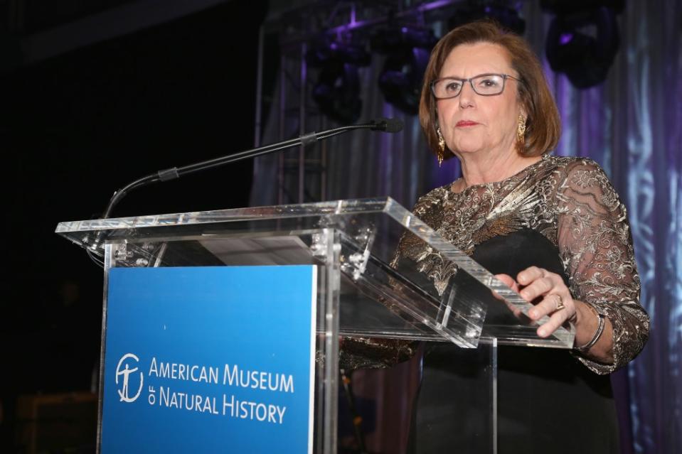 Ellen Futter ruled the American Museum of Natural History for decades. She took home nearly $12 million in compensation in 2022, the last year she served as the museum’s president. Patrick McMullan via Getty Images