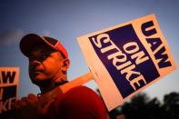 UAW workers strike at the Bowling Green facility