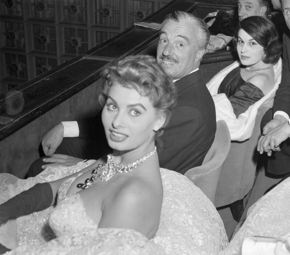 sophia loren and others at film festival