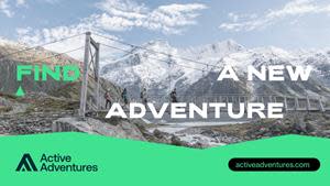 Example of Active Adventure's new branding.