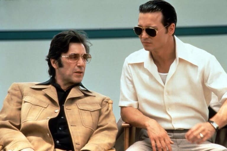 Johnny Depp y Al Pacino protagonizaron el film de Donnie Brasco