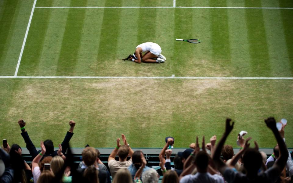 Emma Raducanu's Wimbledon fairytale continues with impressive straight-sets win over Sorana Cirstea - REUTERS