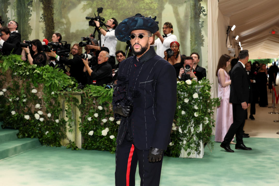 NEW YORK, NEW YORK - MAY 06: Bad Bunny attends The 2024 Met Gala Celebrating 