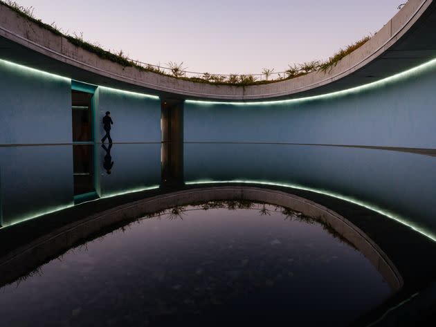 The Benesse House Oval by Tadao Ando, another Pritzker Prize-winning architect, Naoshima. (©Tadao Ando)