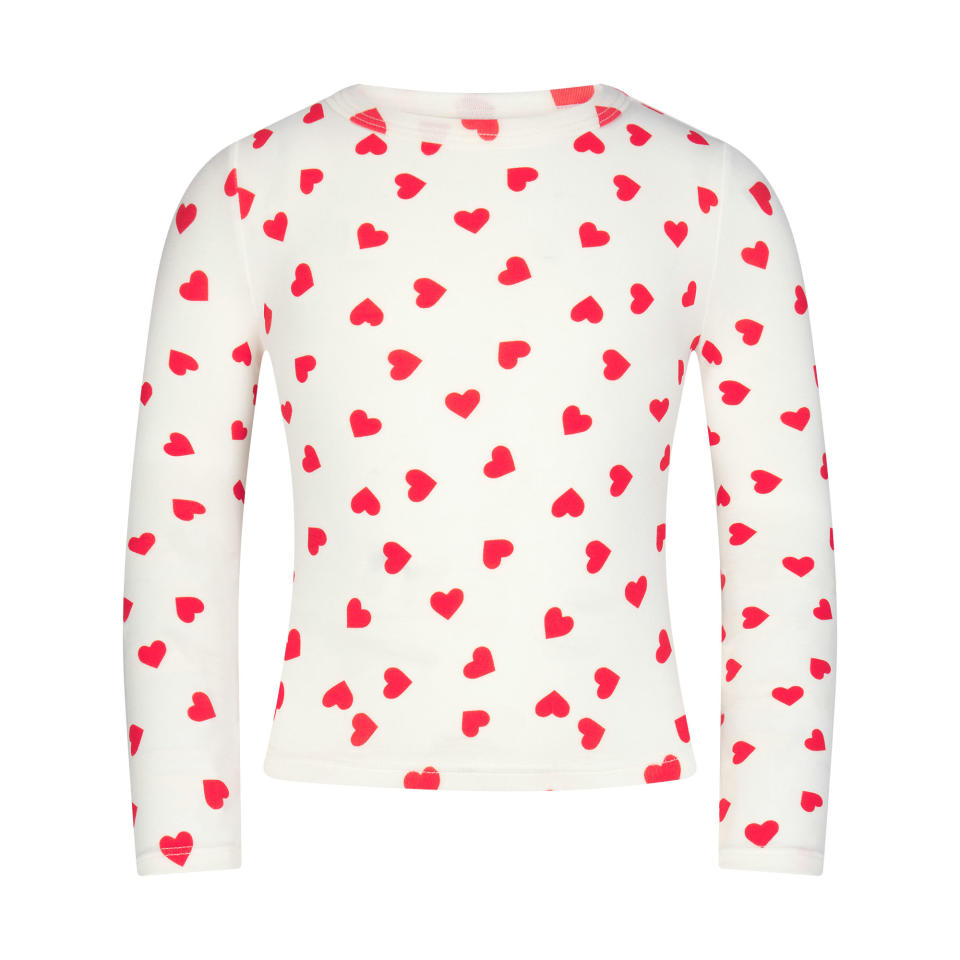 Skims heart-print top