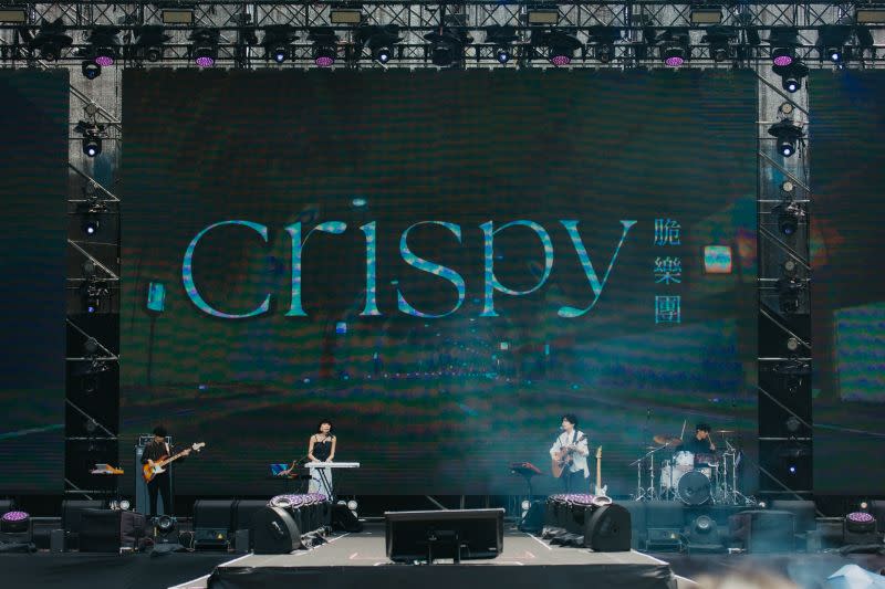 ▲CRISPY脆樂團開心與觀眾互動。（圖／Wonderful Entertainment Asia）