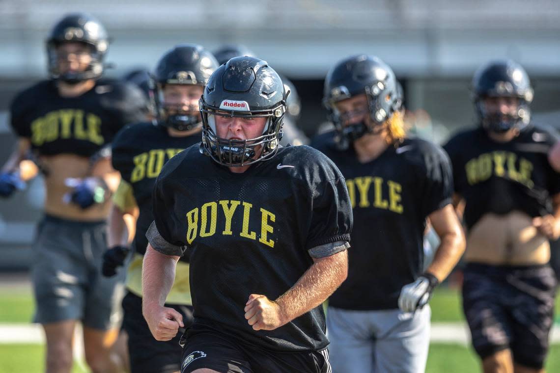 Boyle County High School in Danville is in pursuit of the school’s fifth state championship in a row and 13th overall in 2024. “You know, it takes a lot of people to make all that work,” head coach Justin Haddix said. “It takes our quarterback club, it takes our school, it takes everybody to make all that work and really everybody pulling in the same direction.”