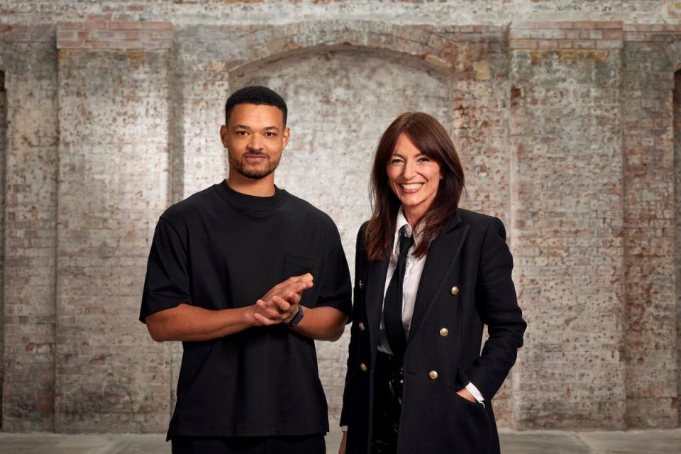 Steven Bartlett with Davina McCall (Flight Studio)