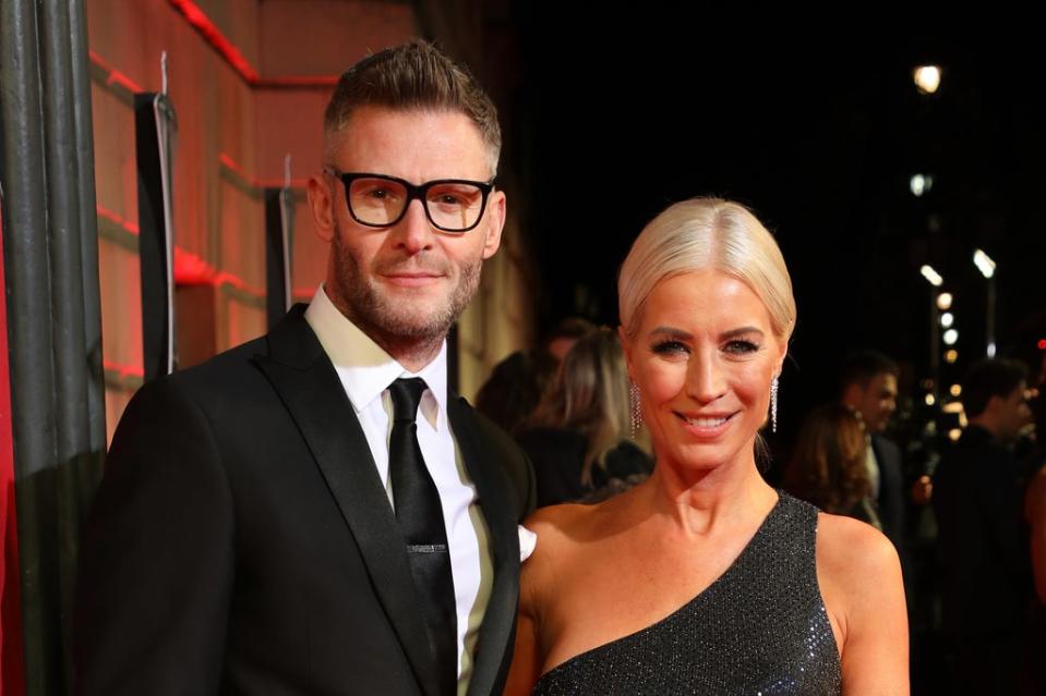 Eddie Boxshall and Denise van Outen pictured in 2020 (PA)