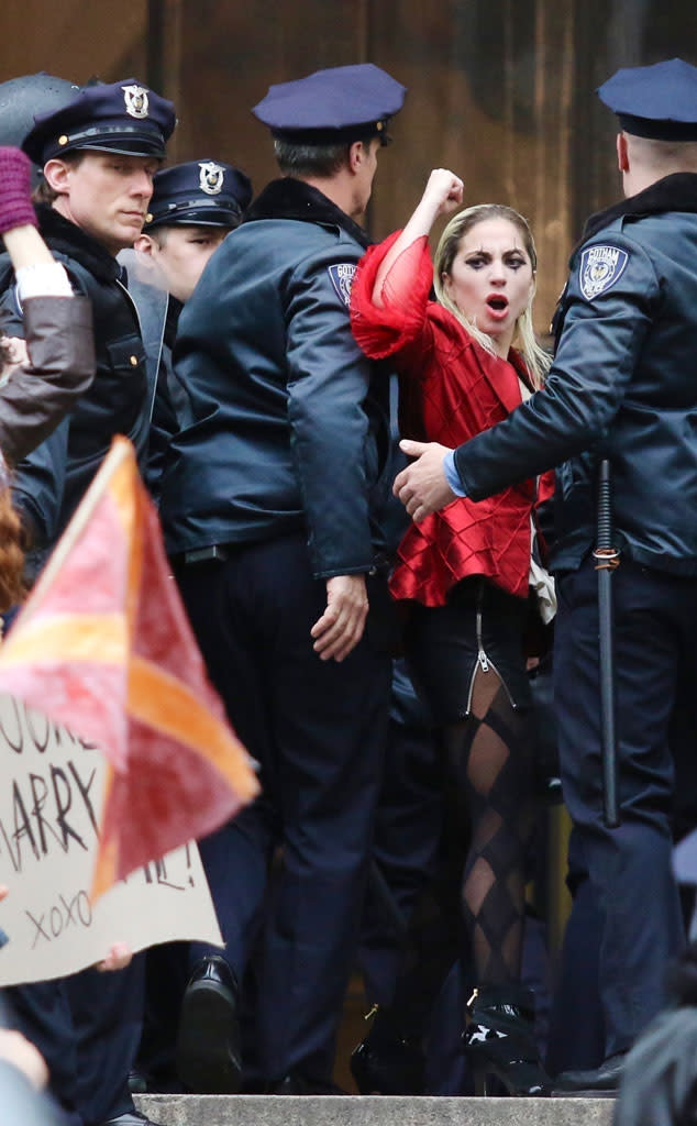 Lady Gaga, Joker 2 Movie Set