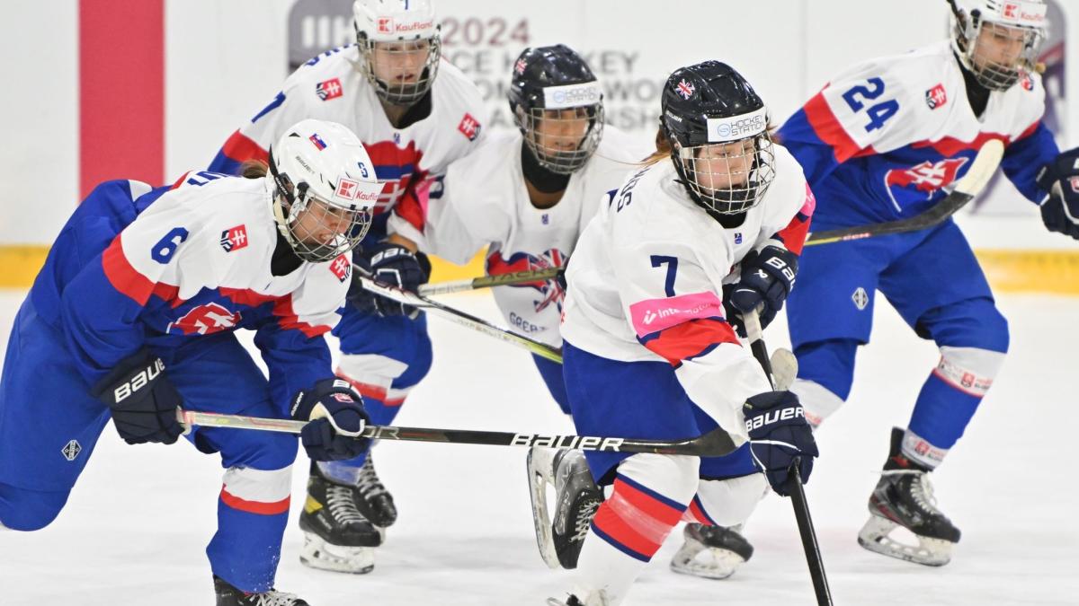 Great Britain falls to Slovakia with 7-1 defeat in the Ice Hockey Women’s World Championship