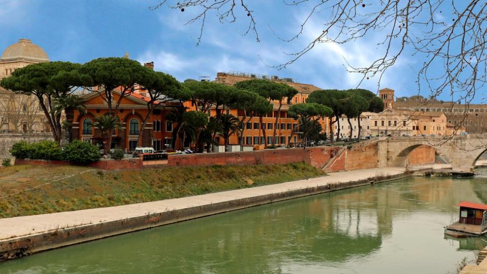 Vista del hospital romano Fatebenefratelli.