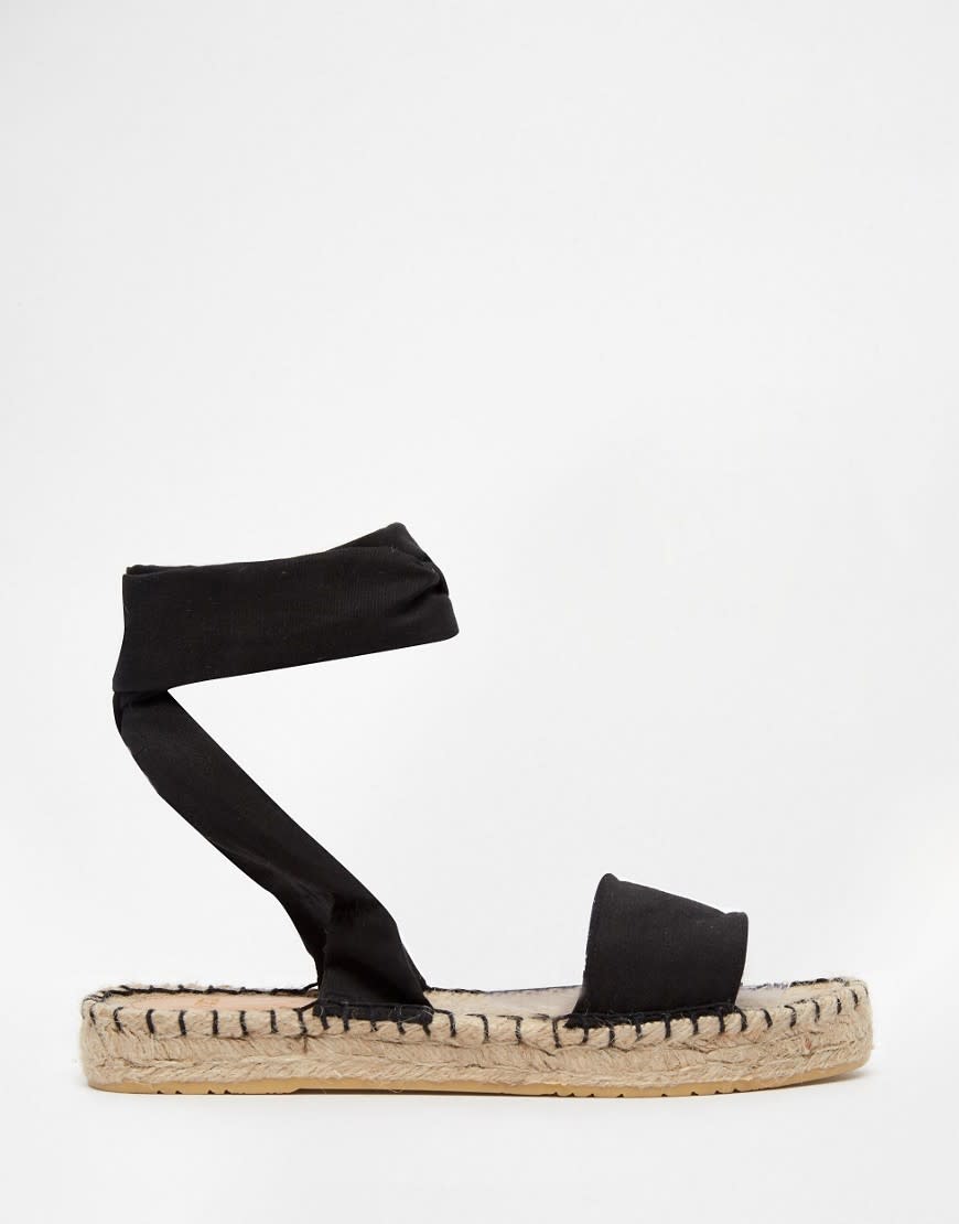 Pair up these ASOS espadrilles with a tasseled clutch for a festival-ready look. Ringing in at £16 you’ll defo have the cash left.