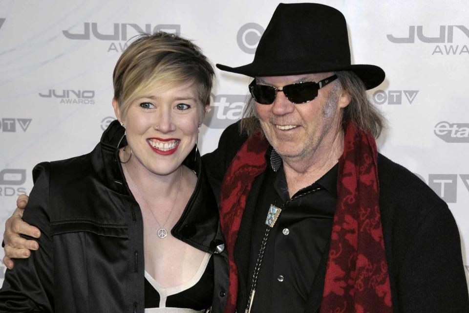 <p>Warren Toda/EPA/Shutterstock</p> Neil Young and his daughter Amber at the 40th Annual Juno Awards for Canadian Music in Toronto, Canada on March 27, 2011.