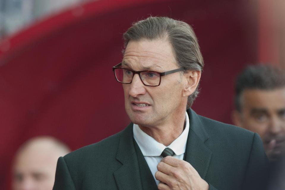 Changing lanes: Tony Adams as Granda head coach in 2017: AFP/Getty Images